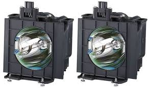 Panasonic Compatible ET-LAD40W Lamp Twin Pack With Housing